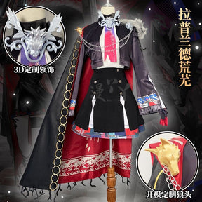 Arknights Lappland The Decadenza Women Cosplay Costume Lappland Cos Game Anime Party Uniform Play Role Clothes Full Set