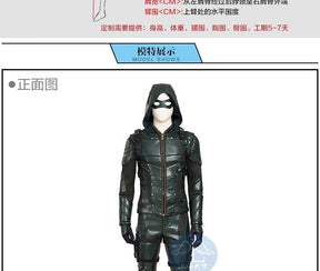 The Arrow Season 5 Green Arrow Cosplay Costume Oliver Quee Outfit Halloween Costumes