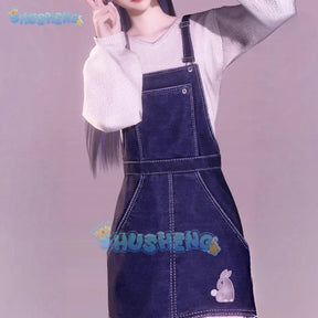 Love and Deepspace Heroines Cosplay Costume Cowboy Overalls Skirt Uniform Halloween Carnival Party Christmas Play Role  Clothing