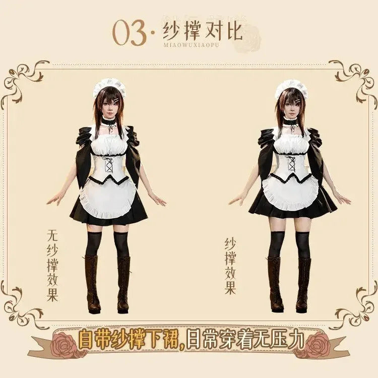 Ayuzawa Misaki Cosplay Costume Kaichou wa Maid-sama!Uniform Halloween Carnival Party Christmas Play Role Clothes Clothing