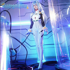 Ayanami Rei EVA Cosplay Anime EVA Carnival party costume sexy one-piece bodysuit headwear hand jewelry shoulder armor Woman set