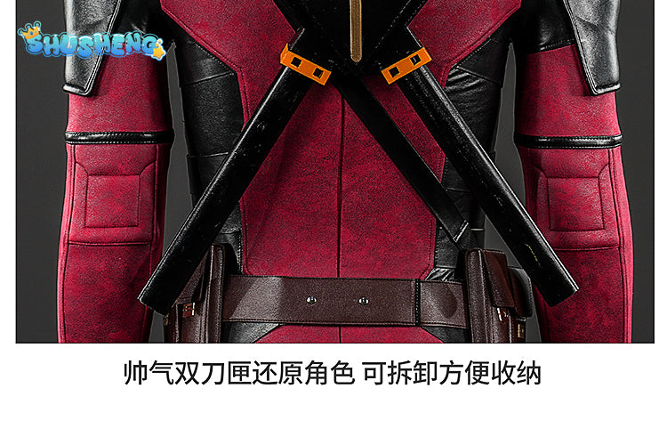 Fantasy Dead Cosplay Pool Cosplay Boys Adult Men Outfits Male Superhero Disguise Costume Bodysuit Gloves Halloween Fantasia Suit