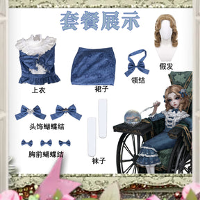 Identity V Game Sculptor Galatea Claude With The Star Of Interpretation clara Cosplay Costume Game Full Of Set
