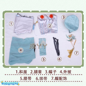 Venti Genshin Impact Cosplay Costume Barbatos High Qualit Uniforms Sets Clothes Hallowmas Christmas Role Play Women