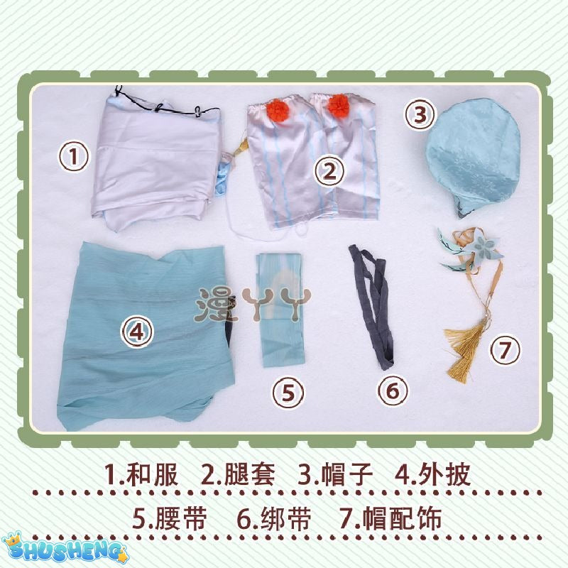 Venti Genshin Impact Cosplay Costume Barbatos High Qualit Uniforms Sets Clothes Hallowmas Christmas Role Play Women