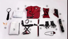 Anime AOTU Anmicius Cosplay Costume Leather jacket pants props tie accessories set Halloween men women fashion New uniform