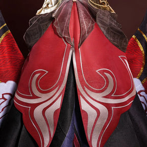 Honkai star rail fugue cosplay dress ingyun pajamas tail hairpins Xianzhou Luofu Halloween party prop Shusheng