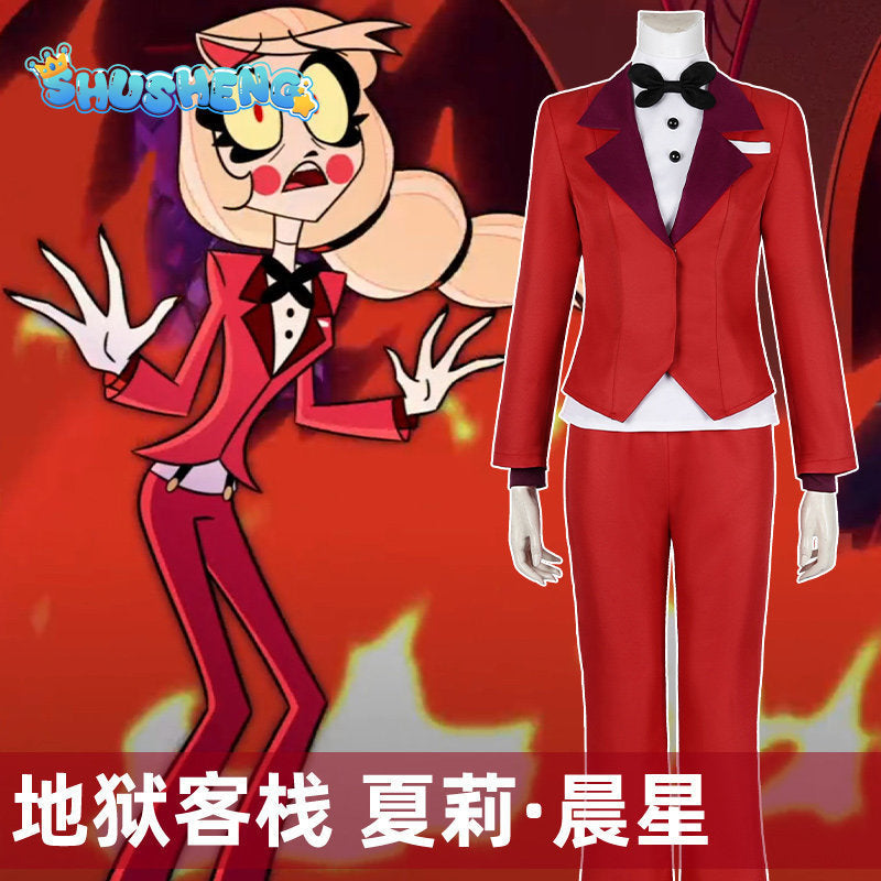 Game Cosplay Series: Hazbin Hotel Charlie Morningstar Suit Cosplay High quality Costume full set XS-XXXL Shusheng