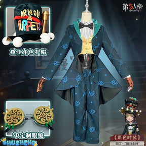 Emma Woods Gardener Cosplay Costume Game Identity Ⅴ Theater Host Halloween Carnival Uniform Anime Clothing Party Suit