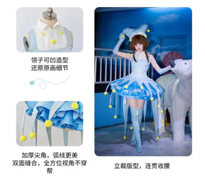Anime Card Captor KINOMOTO SAKURA Cosplay costume Women's Dress Socks Hat Prop Accessories Set Halloween Carnival Sweet Uniform