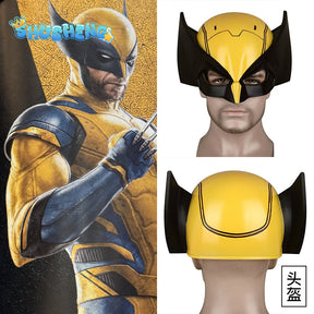 New Movie Wolverine Cosplay Costume Mask Jumpsuit Vest Gloves Belt Wolf Steel Claw Handsome Suit For Men High Quality Made