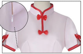 Anime Ranma 1/2 Shampoo Cosplay Costume Wig Dress Maid Uniform Cheongsam Headwear Ranma Saotome Halloween Party Women Girls Prop