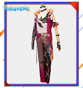 Game Honkai Star Rail Luka Cosplay Costume Wig Uniform Necklace Underworld Belobog Wildfire Halloween Party Outfit for Men