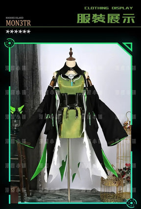 Arknights M3 Mon3tr Kal'tsit‌ Cosplay Costume tAMa-10 Uniform Halloween Carnival Party Christmas Play Role Clothes Clothing