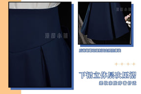 Fate/stay Night Artoria Pendragon Saber Cosplay Dress Daily Suit Outfits Japanese Jiakei Dresses Games Role-play Wig Prop Suits