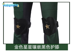 The Boys Season 3 Soldier Boy Cosplay Costume Adult Men Leather Green Superhero Battle Suit Outfit Halloween Role Play Costumes