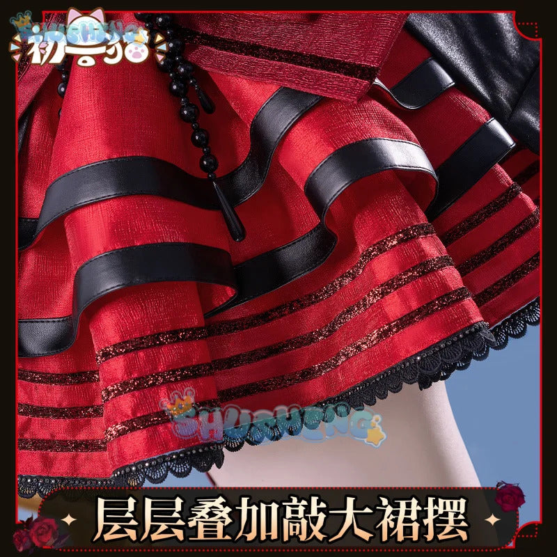 Kasane Teto Cosplay Costume Costume Gothic Night Uniform Halloween Carnival Party Christmas Play Role Clothes Clothing