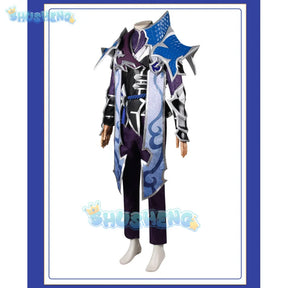 Game LOL EDG The Silvery Knights of Dragon Aphelios Cosplay Costume Uniform Outfits Suit Halloween Costume for Men