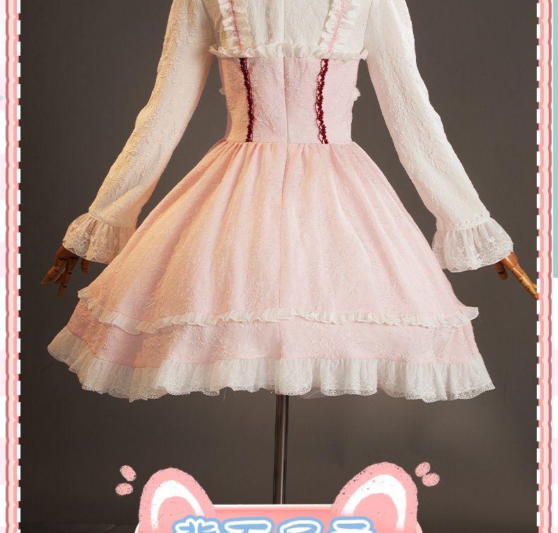 Gokou Ruri Cosplay Girls Dress for Halloween Christmas Festival Party Sweet Dress Women's Role Playing Princess Bow Dress