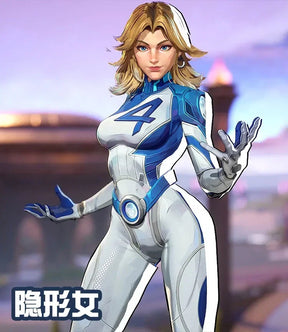 Invisible Woman Cosplay Costume Susan Uniform Halloween Carnival Party Christmas Play Role Clothes Clothing