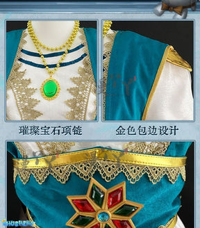 Identity V Anne Lester Toy Merchant Fashion Game Suit Gorgeous Dress Cosplay Costume Halloween Party Outfit Women