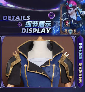 Shusheng lol arcane Season 2 VI Caitlyn cosplay costume uniform Halloween Carnival Party Christmas play rode clothing