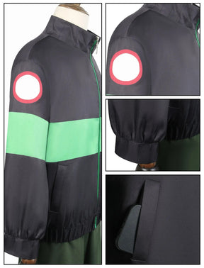 Anime Sakamoto Days Heisuke Mashimo Cosplay Costume Black Green Jacket Pants Halloween Party for Women Men Props Carnival