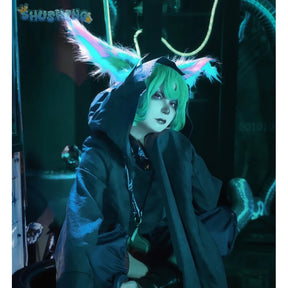 Game Lol Vex Dawnbringer Cosplay Costume Ears hats wigs accessories Halloween party cute man woman set