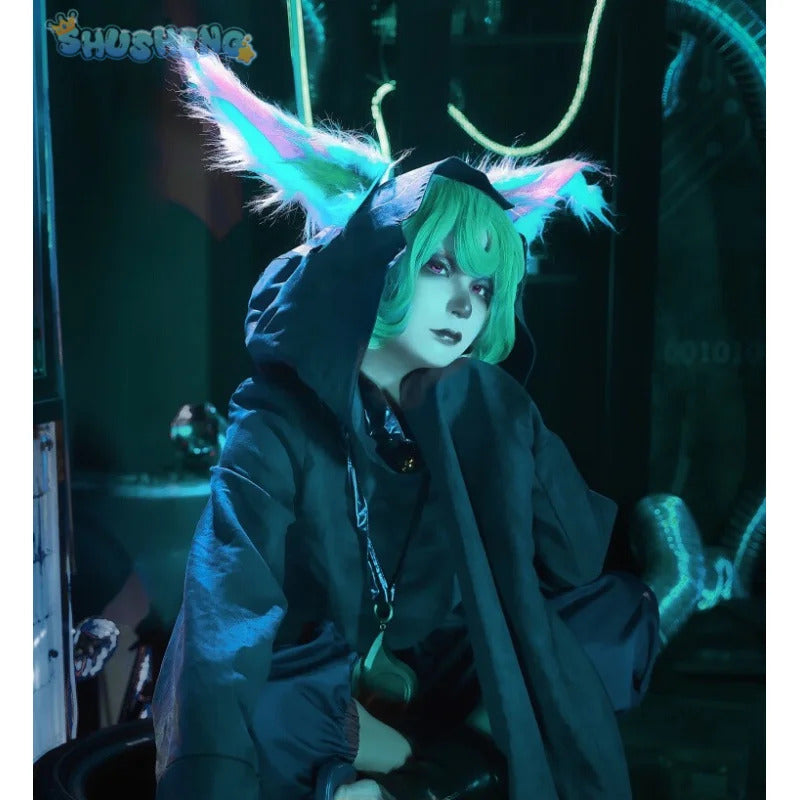 Game Lol Vex Dawnbringer Cosplay Costume Ears hats wigs accessories Halloween party cute man woman set