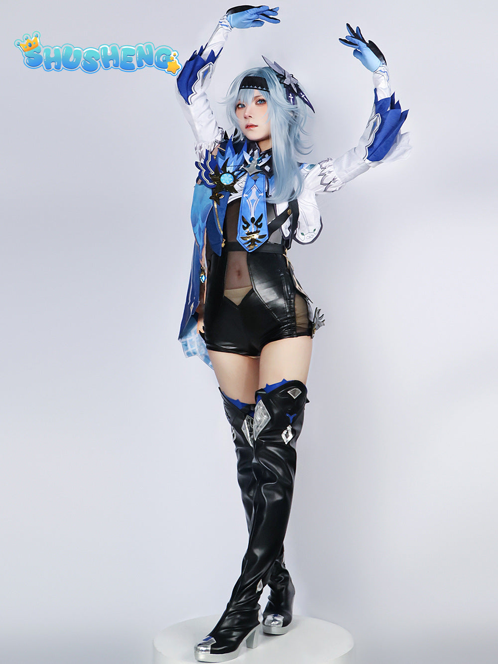 Genshin Impact Eula Cosplay Costume Adult Carnival Uniform Anime Halloween Costumes Women Game