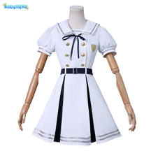 Anime BanG Dream! Ave Mujica Wakaba Mutsumi Cosplay Costume Japan South Korea White School Uniform Dress Wig Woman Kawaii Suit