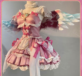 Hoshimiya Ichigo Cosplay Anime Aikatsu!Costume Sweet Lolita with Wings for Hallowmas Christmas Role Play Women