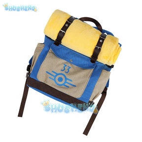 Lucy MacLean Cosplay Bag Fall Cos Out Vault 33 Female Male Survivor Props Bag Blanket Halloween Party Women Men Props