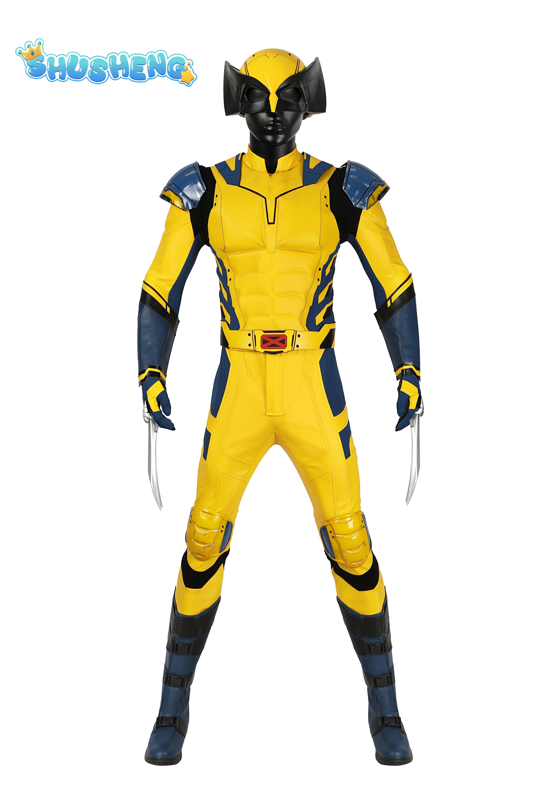 New Deadpool 3 Wolverine Cosplay Costume Superhero Cosplay Zentai Full Set With Bosysuit Shoes Handmade Halloween Man Outfit