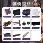 Identity V Cos Demi Bourbon Mixologist Cosplay Costume Survivor Woman Halloween Party Set Comic-Con Disguise Tower of Lvory