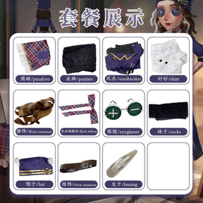 Identity V Cos Demi Bourbon Mixologist Cosplay Costume Survivor Woman Halloween Party Set Comic-Con Disguise Tower of Lvory