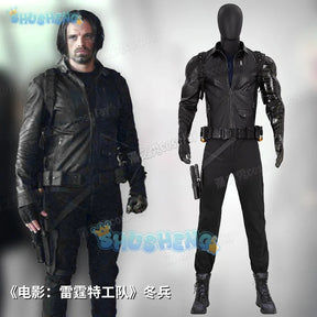 Thunderbolts Winter Soldier Cosplay Costume Uniform Halloween Carnival Party Christmas Play Role Clothes Clothing