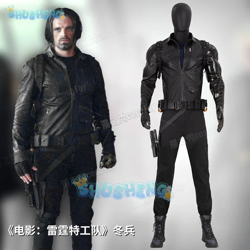 Thunderbolts Winter Soldier Cosplay Costume Uniform Halloween Carnival Party Christmas Play Role Clothes Clothing