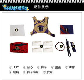 Liu Kang Cosplay Costumes Fantasia Game Mortal Uniform Kombat Role Play Outfit Halloween Carnival Party Suit For Men