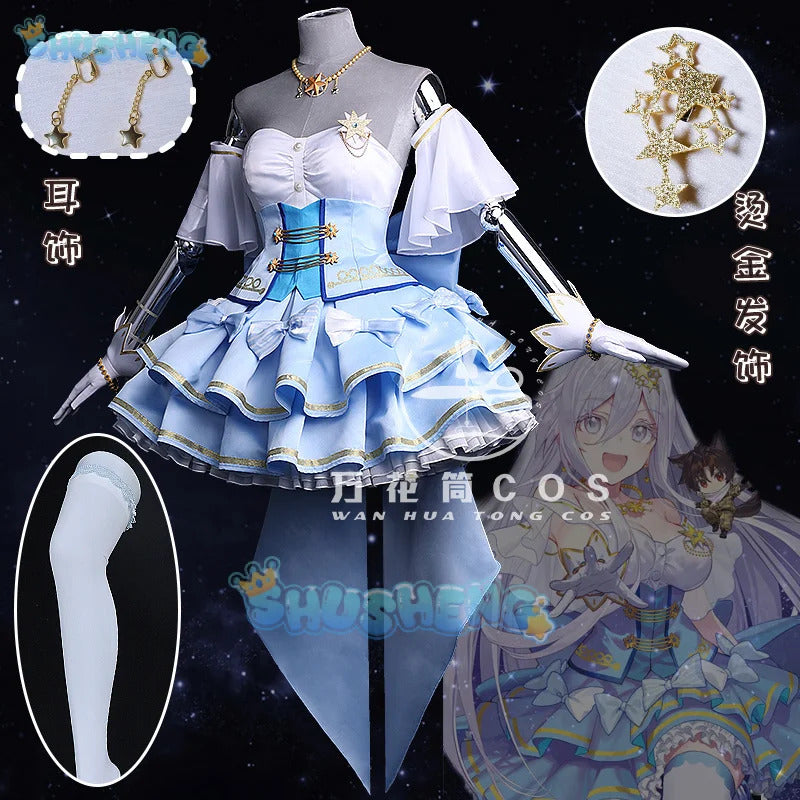Vladilena·Milize Cosplay Anime 86 -Eightysix- Costume Magical Girl Uniform Dress Halloween Party Role Play Clothing