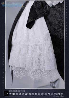 Anime Roses Maiden Cosplay Sui gin tou Mercury Lamp Costume Dark Gothic Lolita Dress High Quality Halloween Uniform Accessories