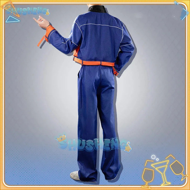 Shusheng vtuber Kitami Yusei cosplay costume uniform Halloween Carnival Party Christmas play rode clothes for men