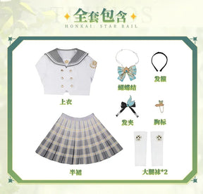 Honkai：Star Rail Firefly Spring Gift Cosplay Costume Uniform Halloween Carnival Party Christmas Play Role Clothes Clothing