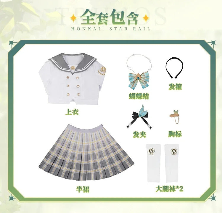 Honkai：Star Rail Firefly Spring Gift Cosplay Costume Uniform Halloween Carnival Party Christmas Play Role Clothes Clothing