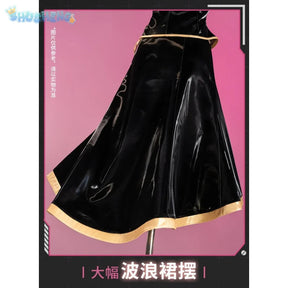 Miku cosplay costume Halloween carnival new top dress socks props wig set men women Chinese style Miku uniform