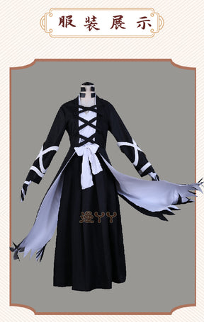 Anime Bleach Kurosaki Ichigo Cosplay Costume Japanese Manga Cosplay Black and White Outfit Halloween Role Play Uniform for Men