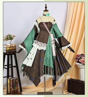 Anime Game Character Arknights Viviana Durin Cosplay Costume Full Set From Ognisko Official Outfit Halloween Party Dress Impact