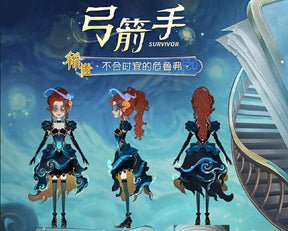 Identity V Brynhildr Vilulf Archer‌Untimely Velver.‌ Cosplay Costume Uniform Halloween Carnival Party Christmas Play Role