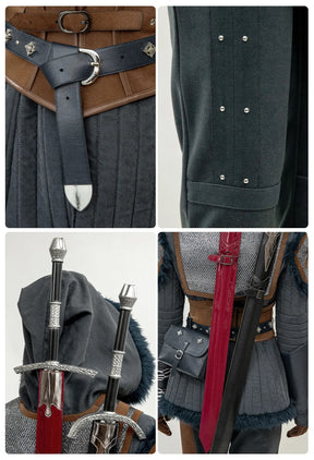 Ciri Witcher 4 Cosplay Costume Uniform Cirilla Fiona Elen Riannon Halloween Carnival Party Christmas Play Role Clothes Clothing