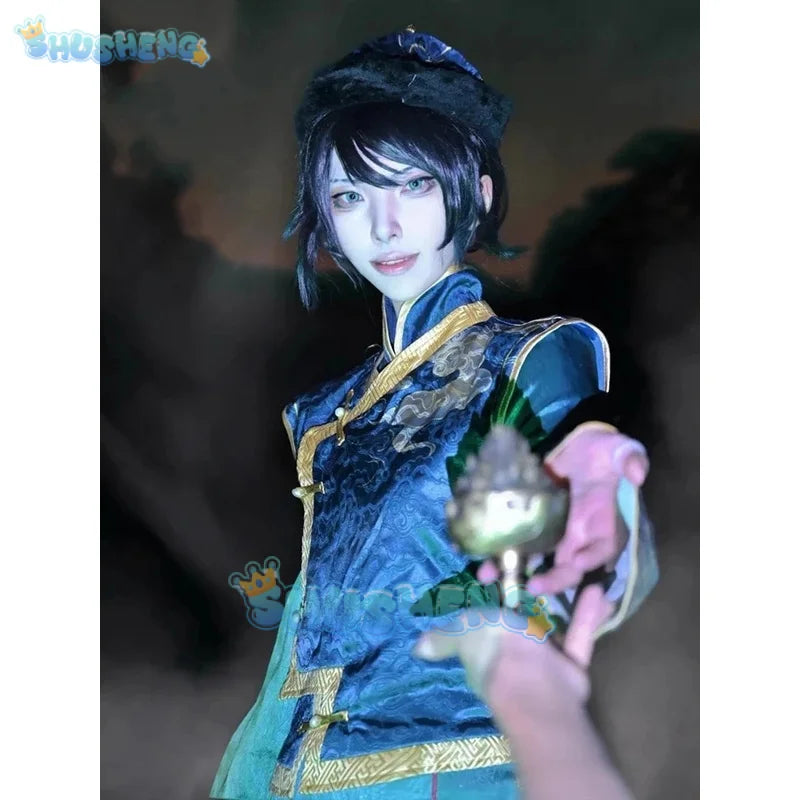 Edgar Valden Cosplay Game Identity V Painter Women Fashion Hanfu Uniform Role Play Clothing Christmas Halloween Costumes Stock